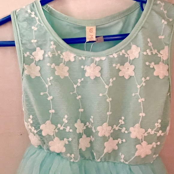 3 for $10 Bundle - Light Blue Girls Ruffle Dress - Size 6 months - Picture 2 of 4